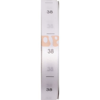 Fabric Number Size Label