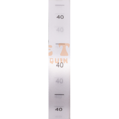 Fabric Number Size Label