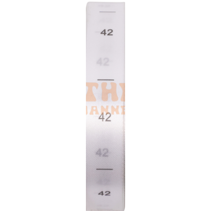 Fabric Number Size Label